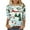 Green, variant on Christmas 3/4 Sleeve T Shirts for Women Ugly Xmas 3D Graphic Crewneck Tops Funny Family Holiday Casual Dressy Blouses