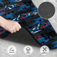 thumbnail image 3 of Fotbe Blue Sports Car Juego de 4 Tapetes para Auto con Estampado – Alfombrillas de Goma Reforzada, Diseño Antideslizante, Protección para Todo el Año – Vehículos, Autos, Camionetas y SUVs, 3 of 7