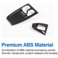 thumbnail image 4 of For Smart 2010-2014 Car Window Grass Lift Switch Cover Trim Decorative Sticker Accessories, Fiber, 4 of 5