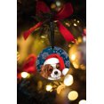 thumbnail image 6 of WIRESTER Large 3 inch Acrylic Ready to Hang Ornament, Hanging Ornaments for Christmas Tree Holidays Party Home Office Xmas Tree Decoration Gift - Cavalier King Charles Spaniels Dog Sad, 6 of 7