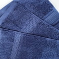 thumbnail image 5 of Superior 800 GSM Egyptian Cotton Heavyweight Bath Towel Set of 4, Navy Blue, 5 of 10