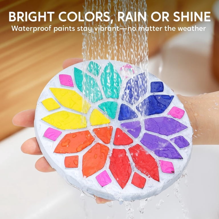 Klever Kits Stepping Stones Painting Kit, 5 Garden Stones photo 4