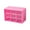 Hot Pink, variant on 9-Drawer Plastic Storage Organizer Box with Stickers for Stationery Jewelry Cosmetics - 17.9x9.8x11.8cm Desktop Organizer with Multiple Compartments