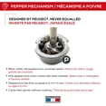 thumbnail image 4 of Peugeot - Paris u'Select Manual Pepper Mill - Adjustable Grinder - Beechwood, Graphite Finish, 4 of 8