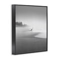 thumbnail image 4 of Stupell Industries Heron on Beach Coast Coastal Photography Black Framed Art Print Wall Art, 16 x 20, 4 of 10