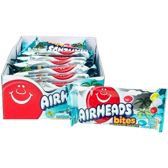 Candy Bites, Paradise Blends Flaovr, Non Melting, Party, Concessions, Office, 2 Ounce (Pack of 18)