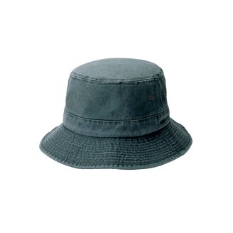 RIP-STOP FABRIC WASHED AUSSIE HAT WITH CHIN CORD, Black  display picture 3