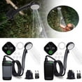 thumbnail image 3 of Portable Shower Camping Shower, Rechargeable Outdoor Shower with Smart LED Display IPX7 Waterproof Suitable for Camping, Outdoor, Car, Pets, 3 of 8