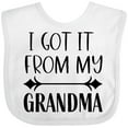 thumbnail image 3 of Inktastic I Got It from My Grandma Boys or Girls Baby Bib, 3 of 4