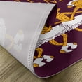 thumbnail image 5 of Ambesonne Animal Place Mats Set of 4, Dancing Ballerina Words, Standard Size, Maroon and Marigold, 5 of 6