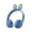 Dark Blue, variant on LEHOZIHEQ Wireless Over Ear Headphones, Upgraded Hybrid Noise Cancelling Wireless Bluetooth Headphones, Over Ear Soft-Earpads HiFi Stereo Foldable