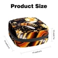 thumbnail image 2 of Bee Sanitary Napkin Bag Period Purse Small Travel Bag for Men Women Travel Makeup Pouch, 4.7x6.6x6.6 in, Plush Fabric Oxford Cloth Sponge Storage Case for Menstrual Hygiene Products, 2 of 6