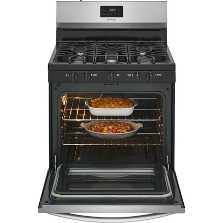 Frigidaire - 5.0 Cu. Ft. Freestanding Gas Range - Stainless steel