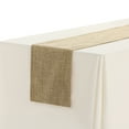 thumbnail image 1 of REGALWOVEN 1 Paquete de Caminos de Mesa de Color Sólido Lino Largo Banner de Mesa Caqui 12"x63", 1 of 5