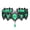 Green, variant on Black Lace Choker – Gothic-style lace collar for women; perfect for Halloween, weddings, costume parties, proms, and vampire-themed looks.