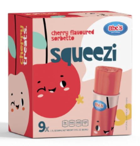 Abe's Squeezi Sorbetto Cherry Kids PY