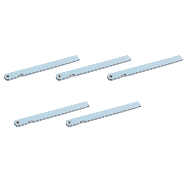 5piezas 200 mm 17 Hojas 0.02mm-1.0mm Medida de Grueso de Brecha Calibrador Calibre de Espesores