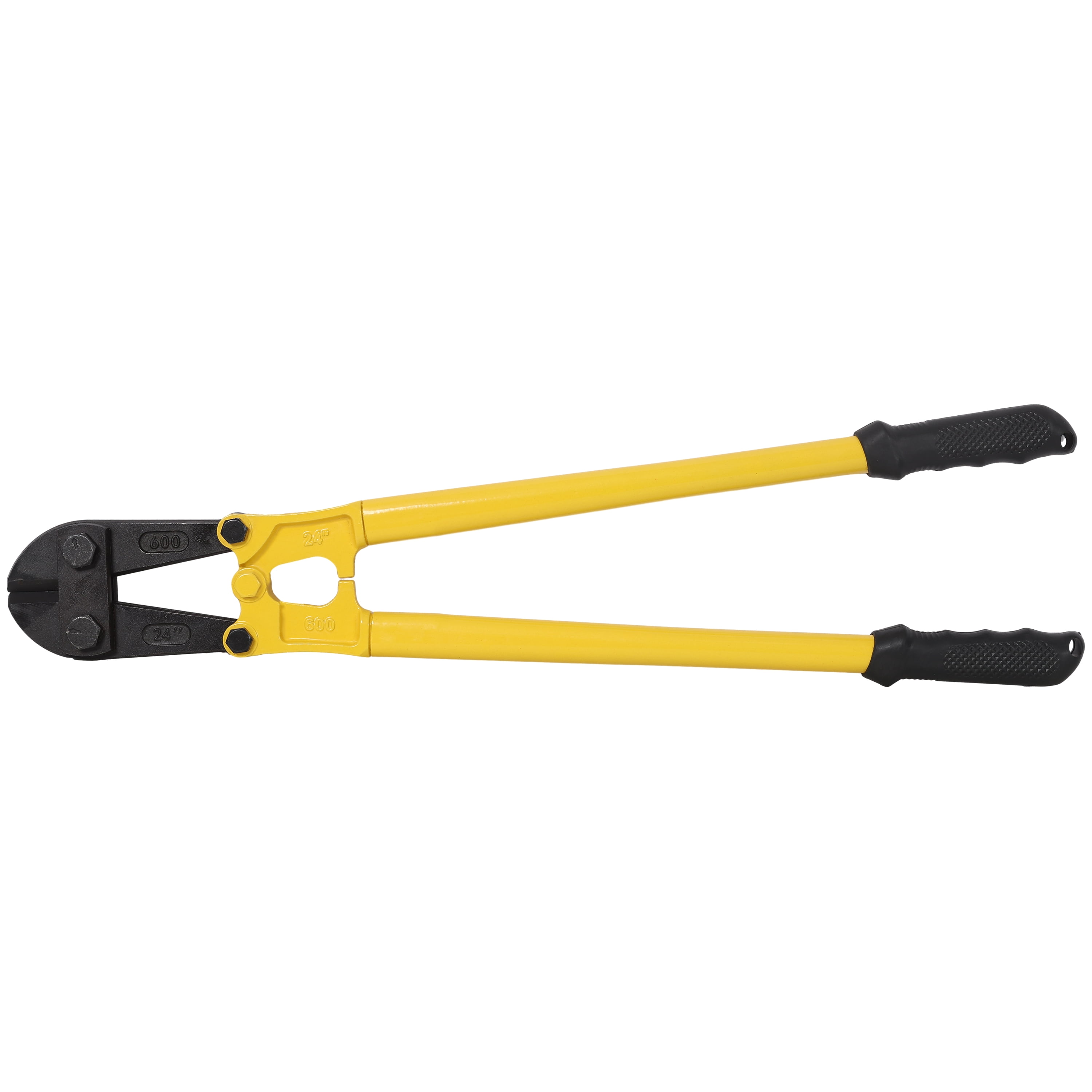 24" Heavy-Duty Medium Bolt Cutter for Fence, Steel Wire, Chain, Screws, Rivets & Medium Padlocks, Ergonomic Soft Rubber Grip Handle