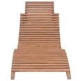 thumbnail image 3 of vidaXL Chaise Longue Pliante en Bois de Teck Massif, 3 of 12