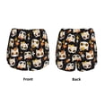 thumbnail image 5 of Lsque Flower Fox Printed Women's Running Shorts with Liner Pockets,Elastic Quick Dry Workout Athletic Gym Yoga Shorts,Womens High Waist Shorts-X-Large, 5 of 9