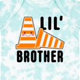 thumbnail image 4 of Inktastic Lil Brother with Construction Cones Boys Baby Bodysuit, 4 of 5