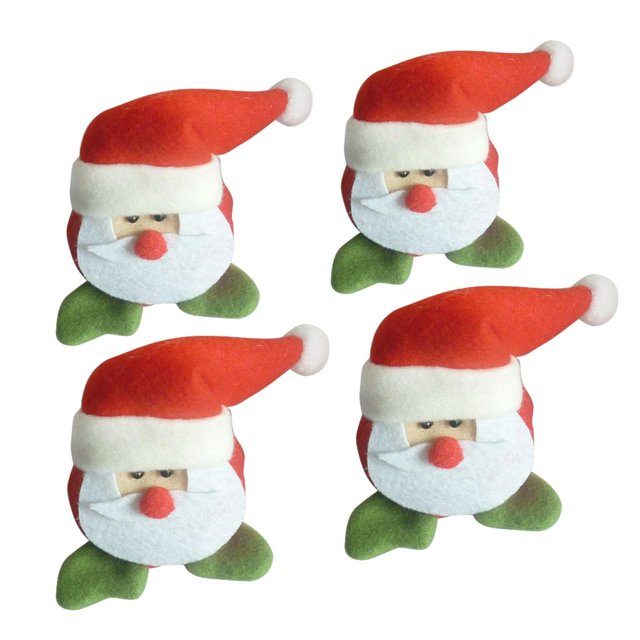 4 Uds. de Gorros para Pies, Gorros para Sillas, Calcetines para Sillas, Protectores de , Gorros para , 10pcs 8 X 7 Cm Santa Yuyangstore Cubierta de pie de silla de Navidad