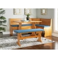 thumbnail image 6 of Linon Chelsea 5-Piece Nook Cushion Set, Blue, 6 of 17