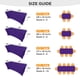 thumbnail image 5 of Mantel SEPARO Paquete de 2, 183 cm, morado, elástico y sin arrugas, 5 of 8