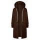 thumbnail image 5 of Pntutb Chaqueta De Color Sólido Para Mujer Más Forro Polar Bolsillo Con Capucha Y Cremallera Suéter De Longitud Media Pntutb Pntutb-3683, 5 of 8