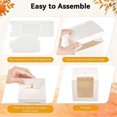 thumbnail image 3 of Candy Boxes with Sticks, 4x4x4Inch Caramel Gift Box, 3 of 5