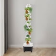thumbnail image 4 of Hydroponic Garden Tower 12 Tier 60 Holes Vertical Growing System with Wheels, 4 of 16