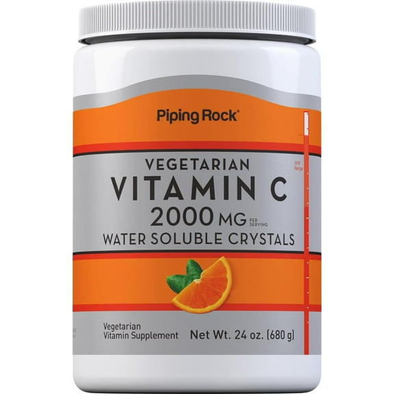 Vitamin C Powder 24oz | 2000mg for Men and Women | by Piping Rock
