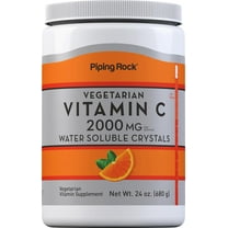 Vitamin C Powder 24oz | 2000mg for Men and Women | by Piping Rock