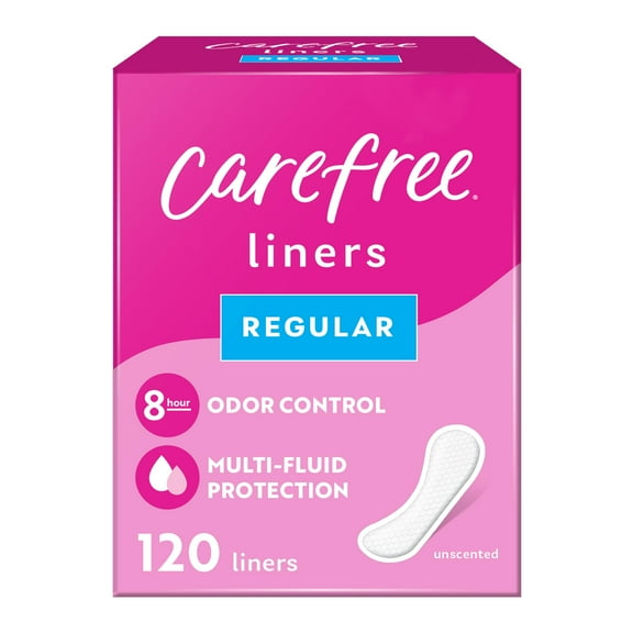 Carefree Acti Fresh Panty Liners, Regular, 120 Ea, 6 Pack