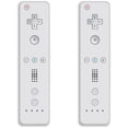 thumbnail image 3 of RetroFam 5-in-1 Racing Bundle for Wii & Wii U: 2 Racing Wheels, 2 Remote Controllers for Wii/Wii U & Mario Kart Wii Game (Used) - Complete 2-Player Multiplayer Set - White, 3 of 6