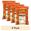 (4 pack) Baked Cheetos Crunchy 50% Less Fat Cheese Flavored Snacks Bag, 7.625 oz