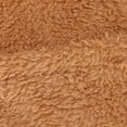 thumbnail image 4 of felwors Women's Sherpa Hooded Jacket - Fuzzy Fleece Zip Up Coat with Pockets, Casual Warm Outerwear for Winter Orange, L, 4 of 8