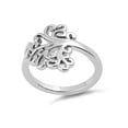 thumbnail image 3 of 925 Sterling Silver Oxidized Platinum Plated Hidden Hearts Tree Of Life Women Mom Gifts Ring, 3 of 4
