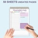 thumbnail image 5 of Cuaderno de Inglés con Colores Vivos, Formato A5, Espiral, Agenda Diaria, Notas Adhesivas, Portátil, para Tomar Notas y Organizar El Aprendizaje (50 Páginas)., 5 of 6