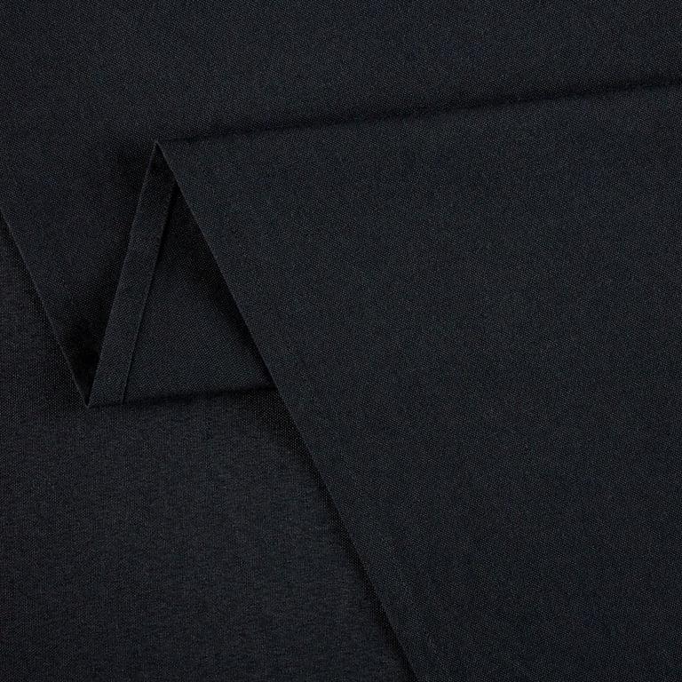 Mainstays Yale Fabric Tablecloth, Black, 60