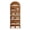 White Brown, variant on Fnova 78" Bookshelf, Farmhouse Tall 8-Tier Arched Bookcase, Wood Display Shelf Book Shelf Organizer for Living Room, Bedroom, Entryway