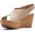 thumbnail image 7 of Clarks Women's Annadel Eirwyn Wedge Sandal 9 Wide Sand, 7 of 7