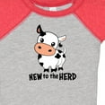 thumbnail image 4 of Inktastic New to the Herd Cute Cow Boys or Girls Baby Bodysuit, 4 of 5