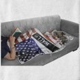 thumbnail image 6 of American Flag Soft Flannel Fleece Throw Blanket, NYC Collage with Famous Monuments Wall Street and Manhattan Urban Display, Cozy Plush for Indoor and Outdoor Use, 60" x 80", Multicolor, by Ambesonne, 6 of 6