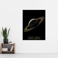 thumbnail image 2 of NASA Our Solar System Saturn Planet Rings Cassini Mission Extra Large XL Wall Art Poster Print, 2 of 3