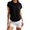 /c58Black353, variant on WEIGFI Women'S Tshirts Loose Fit Workout Tops Mesh Yoga Running Crew Neck Short Sleeve Lightweight Clothes Solid Color Trendy Comfort Beach Everyday Wear,Black,L