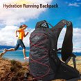 thumbnail image 2 of Mochila para correr de hidratación, bolsa para montar en bicicleta ultraligera transpirable con 2L, 2 of 8