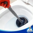 MR.Siga Toilet Plunger with Holder, Heavy Duty Plunger with Sturdy