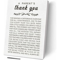 Thank You Gifts for Teacher Parent Grandparent Nanny, Teacher Appreciation Gifts, Inspirational Quotes Wall Art Uplifting Quotes to Show Your Gratitude in Thanksgiving Day