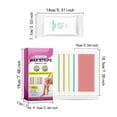 Wax Strips For Body Peach Fuzz Remover Disposable Cold Wax Medium Soft